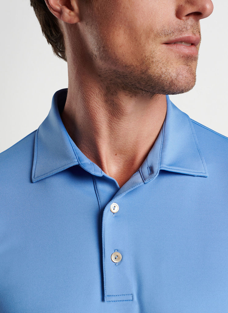 Solid Performance Jersey Polo in Bonnet