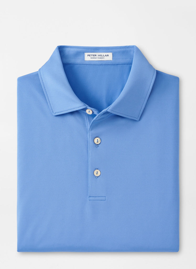 Solid Performance Jersey Polo in Bonnet