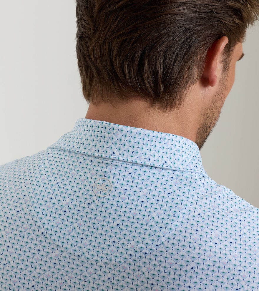 Flock Performance Jersey Polo-White