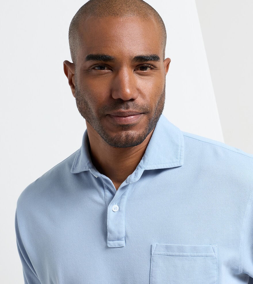 Everyday Pique Polo-Cottage Blue