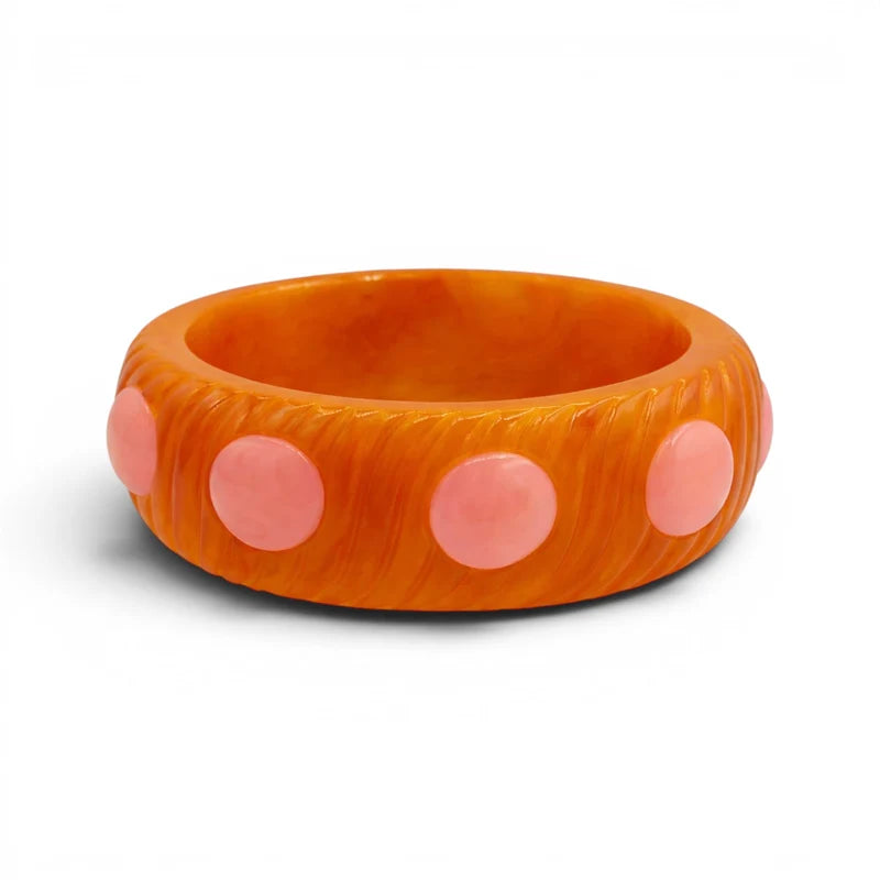 Amber & Light Rose Bangle