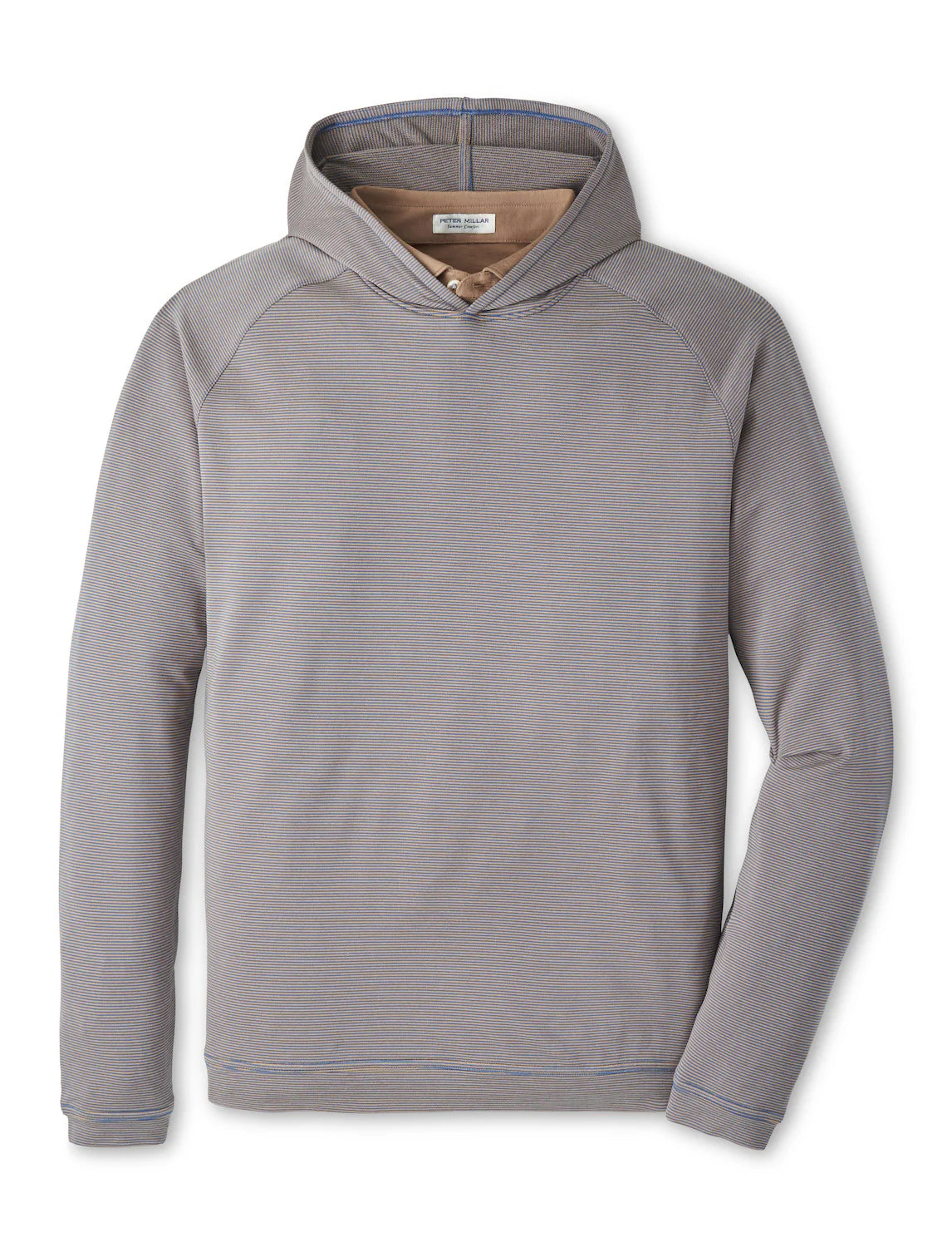 Pine Sugar Stripe Performance Hoodie-Blue Haze