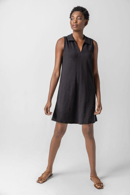 Sleeveless Collard Dress