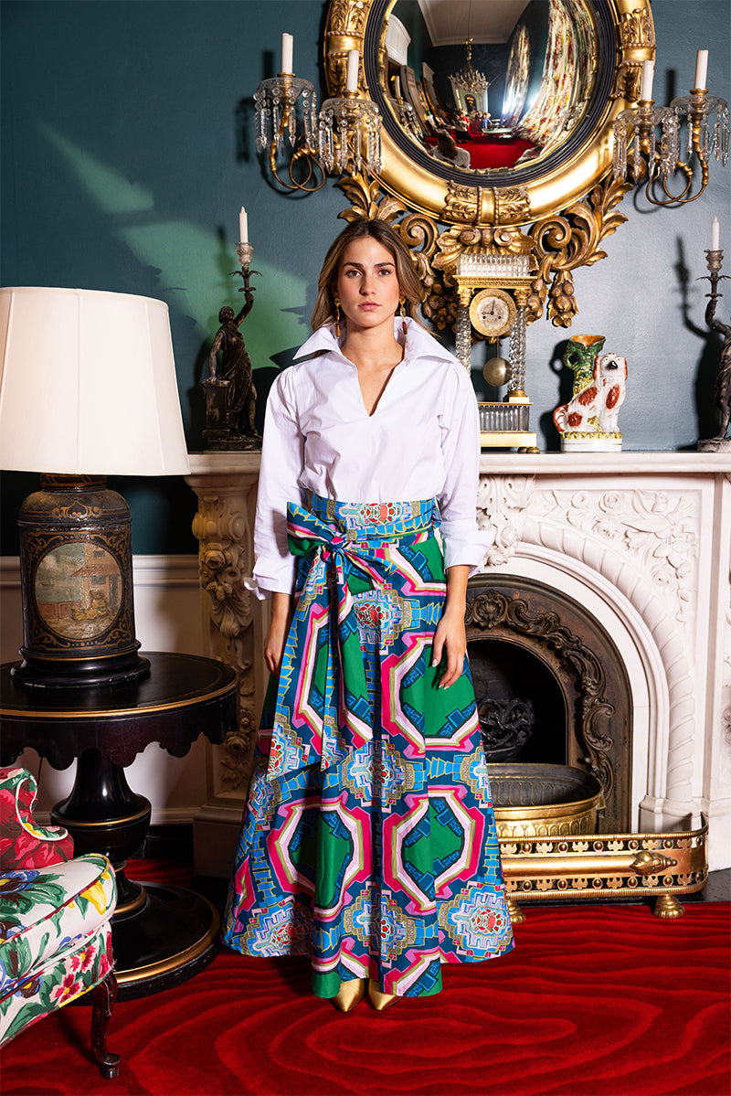 Brady Wrap Maxi Skirt - Portico