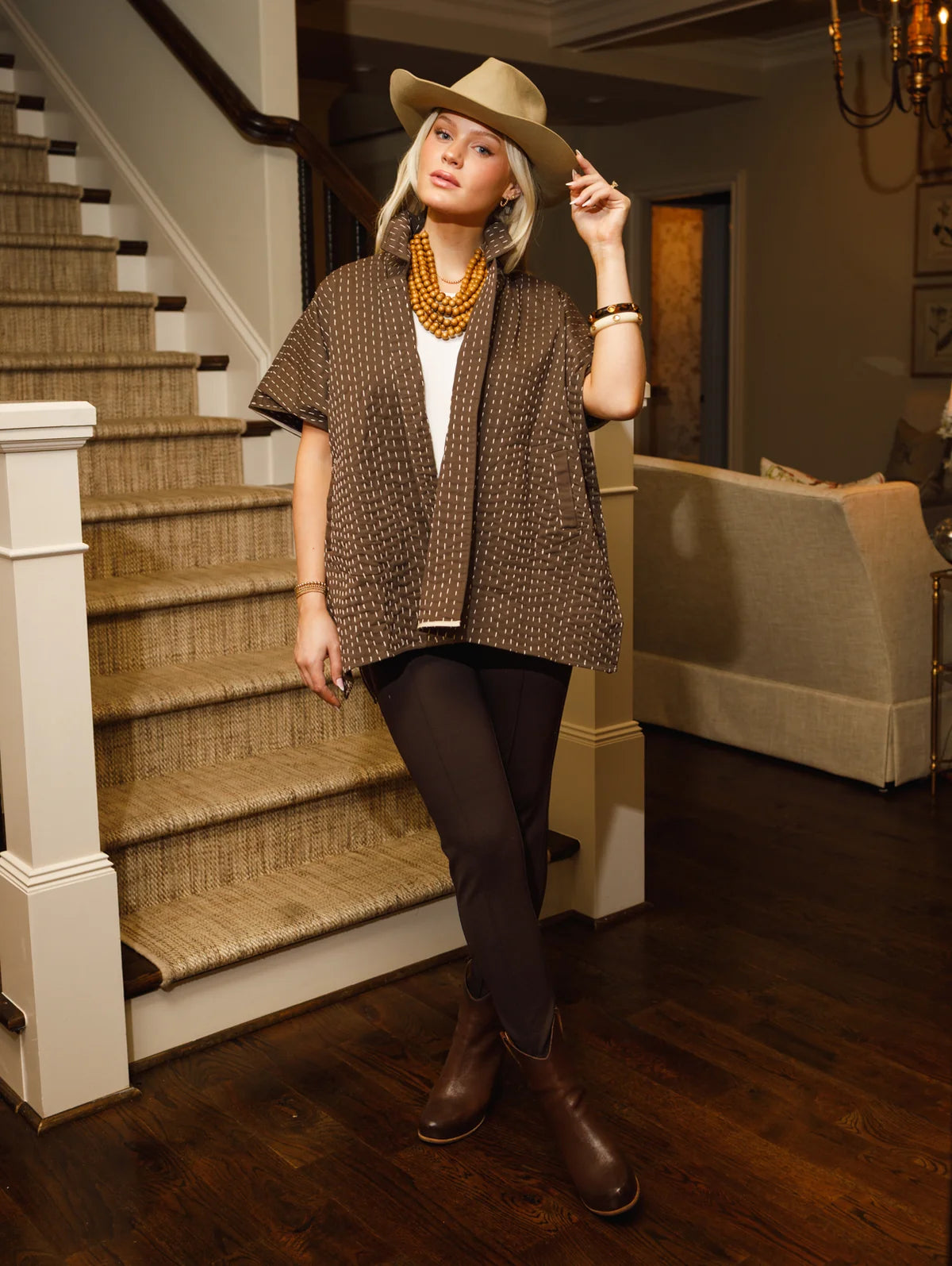 Sela Coat - Chocolate Brown