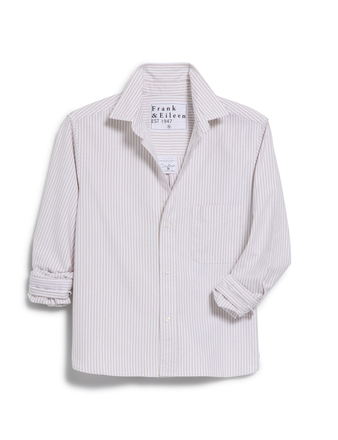 Silvio Shirt - Tan Stripe - TWSX