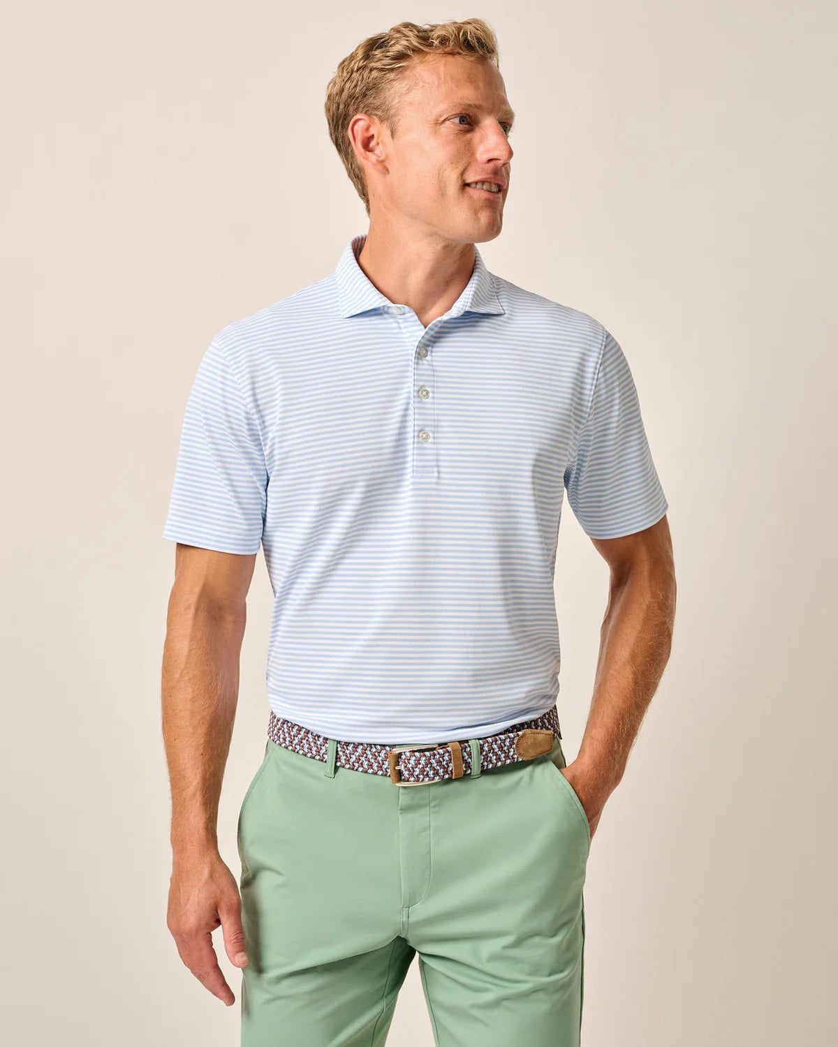 Stetson Mesh Polo-Malibu