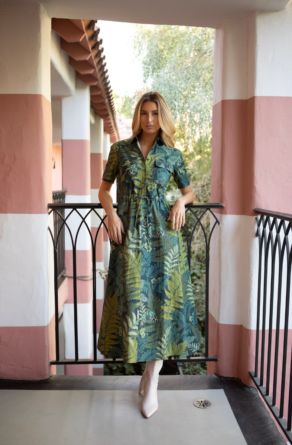 Kelli Maxi Dress - Midnight Fern