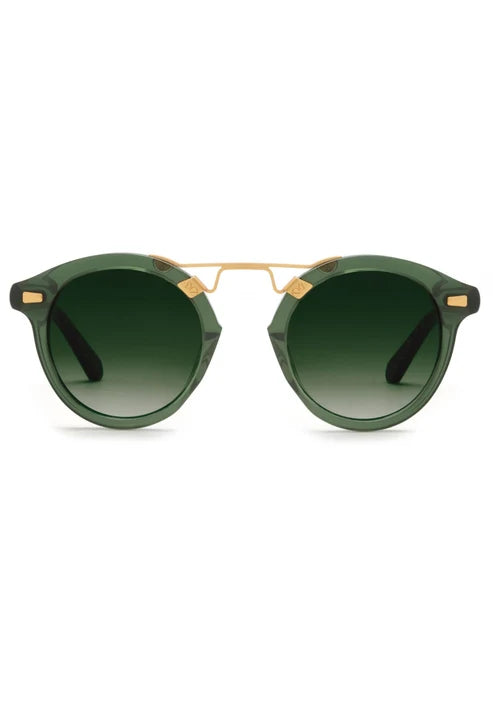 STL II | Bottle Green + Zulu 24K Sunglasses