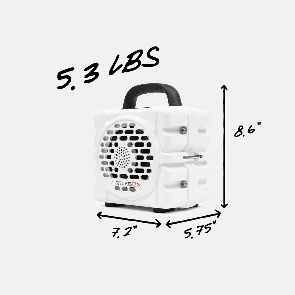 Turtlebox Cub - White