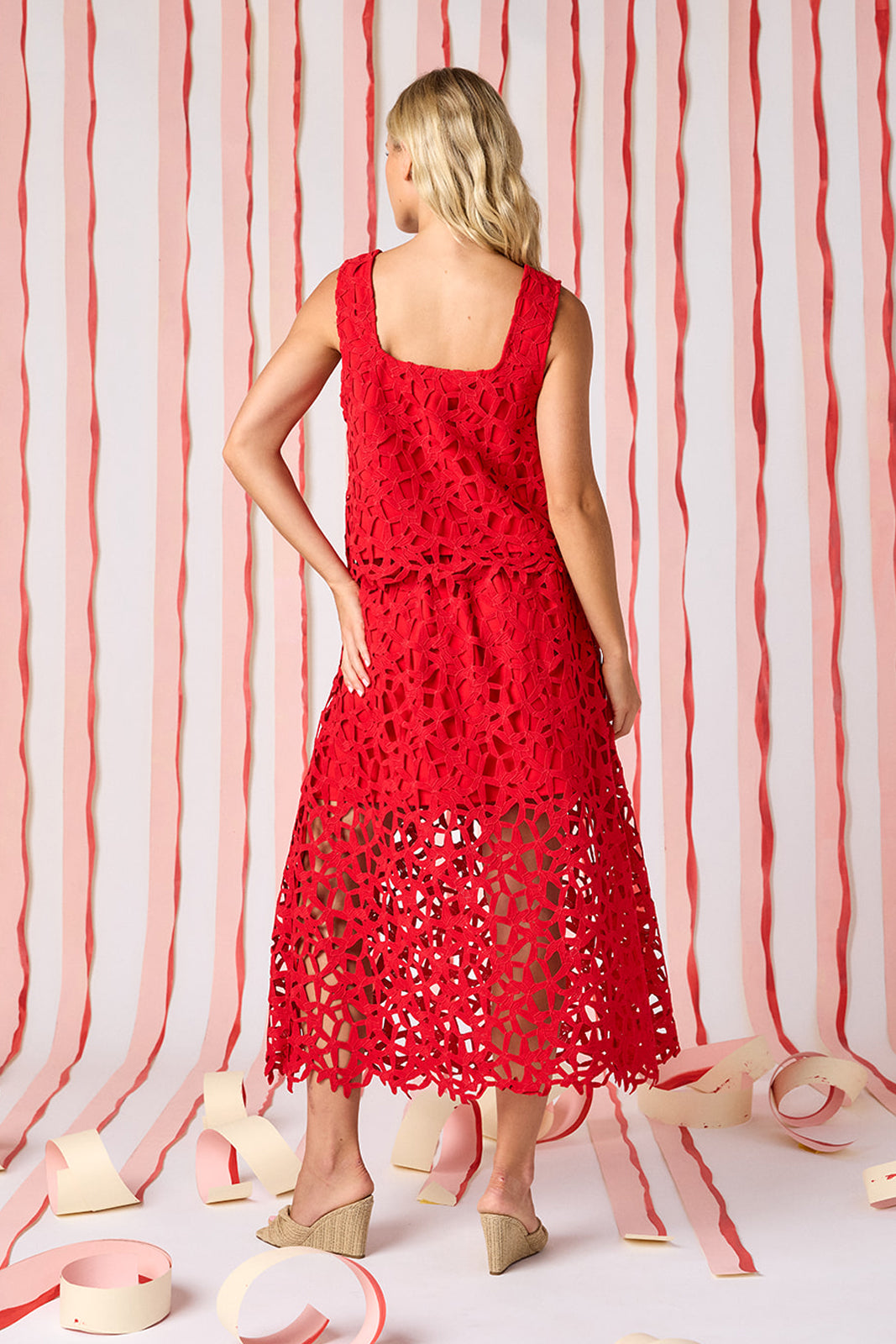 Selene Skirt - Pomegranate Lace