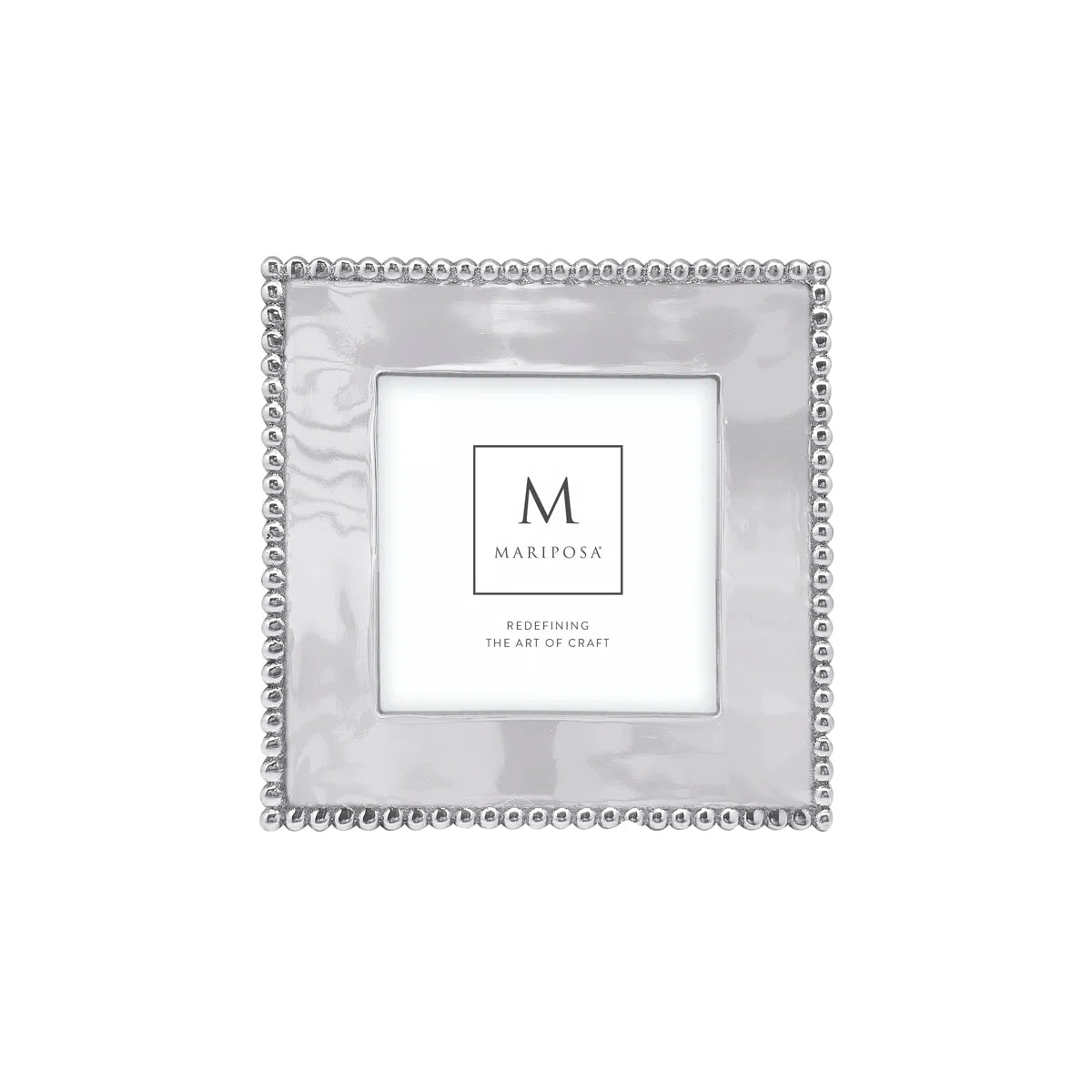 BMH - Silver 4x4 Beaded Frame (1)