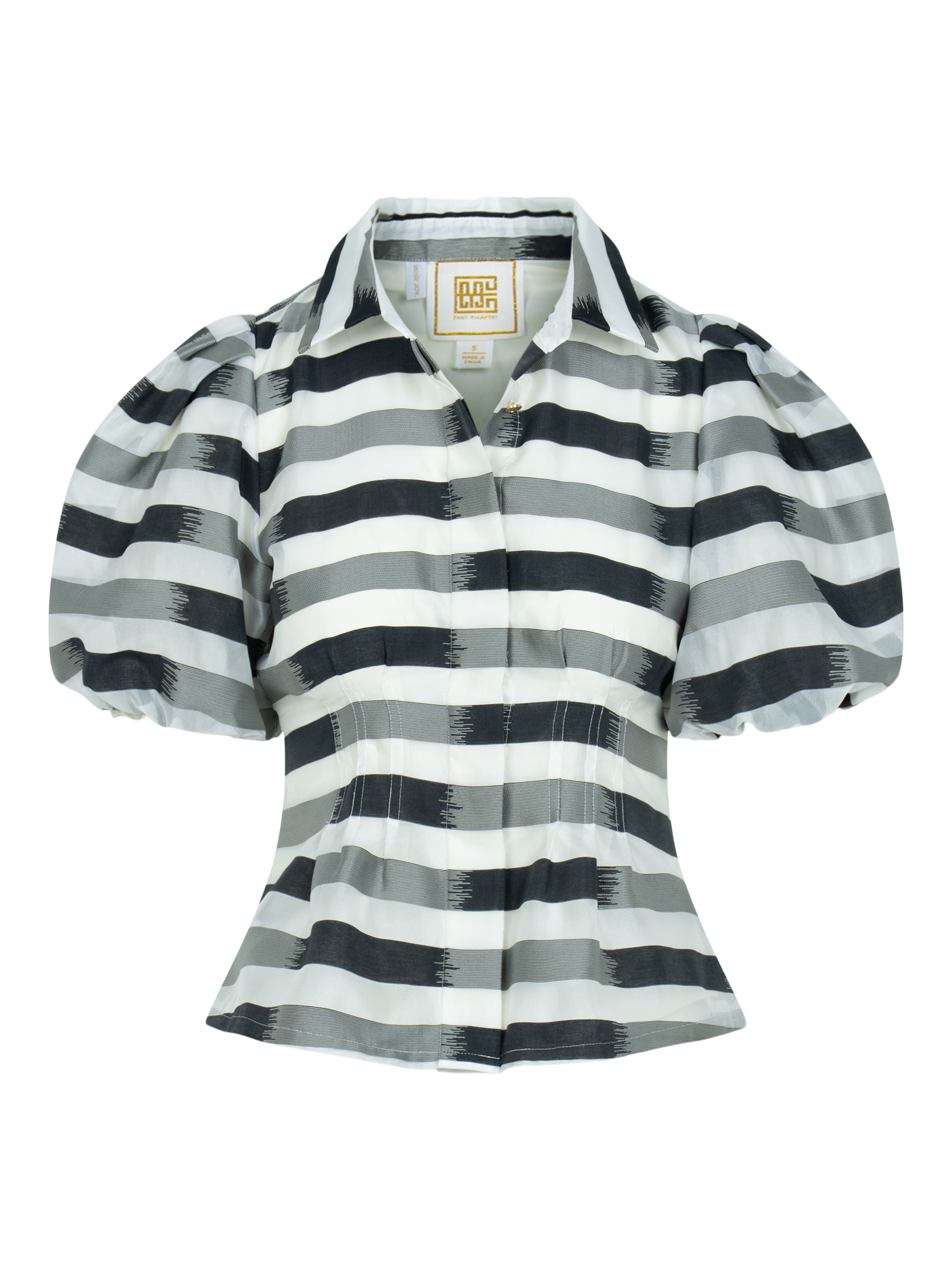 Britt Top Truffle Stripe