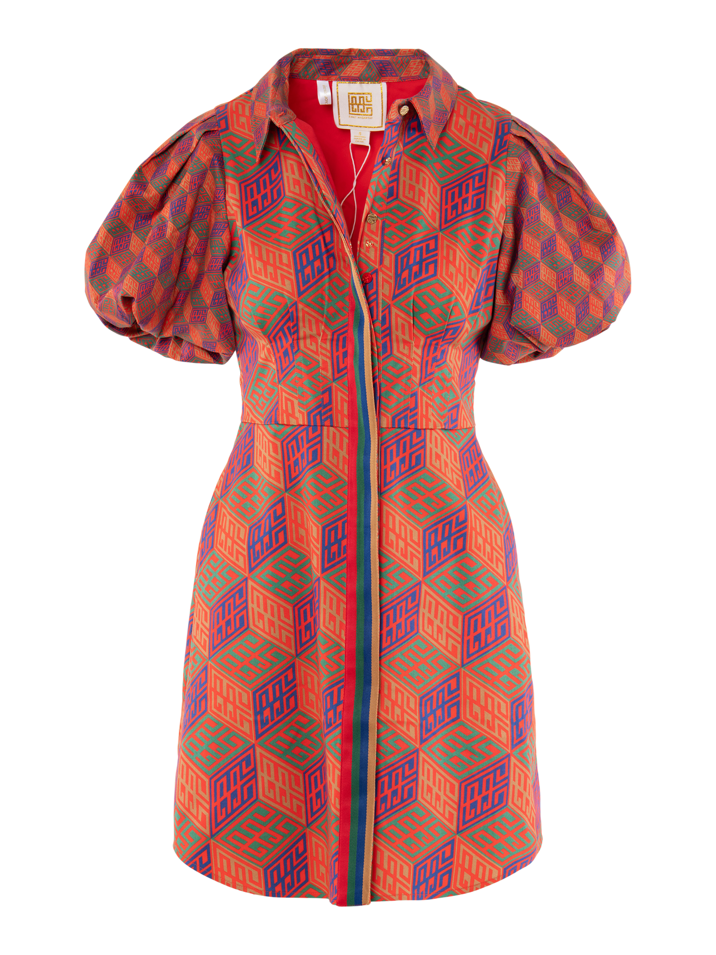 Britt Dress - Vintage Monogram