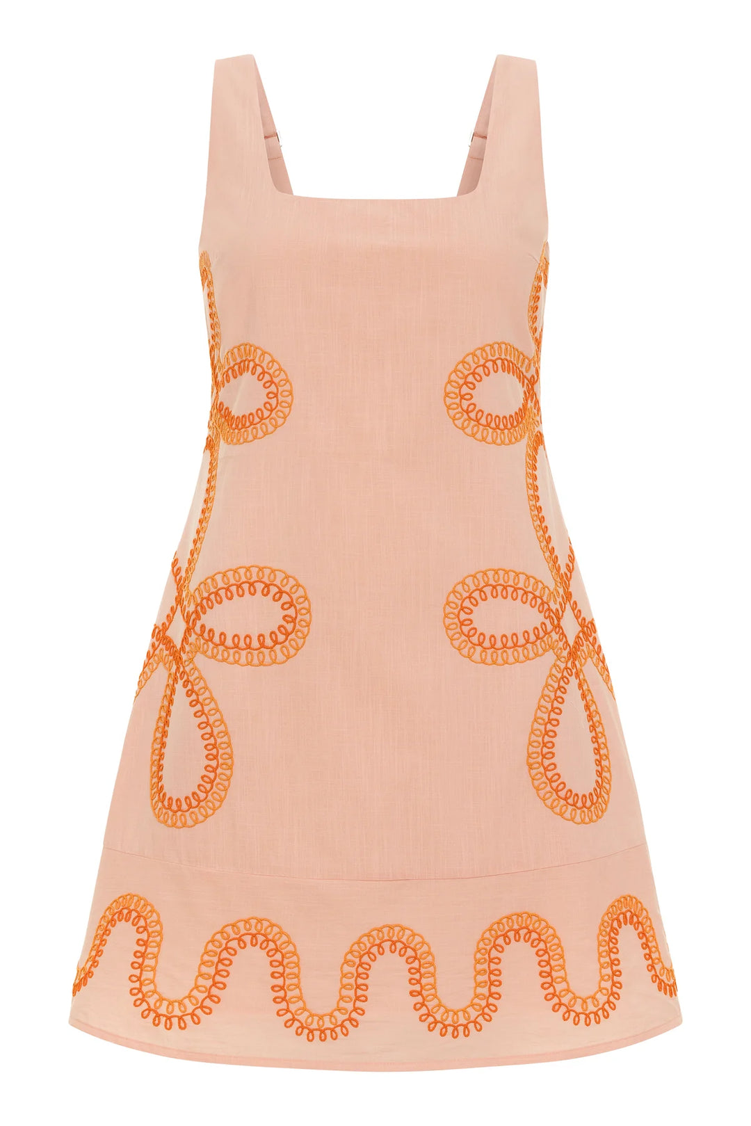 Zander Dress - Peach Swirl