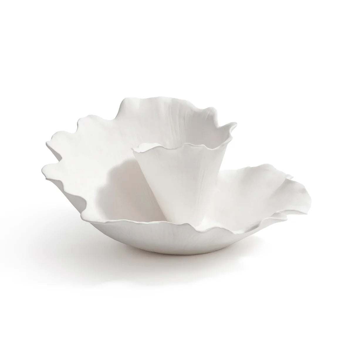 BMH - White Ceramic Centerpiece