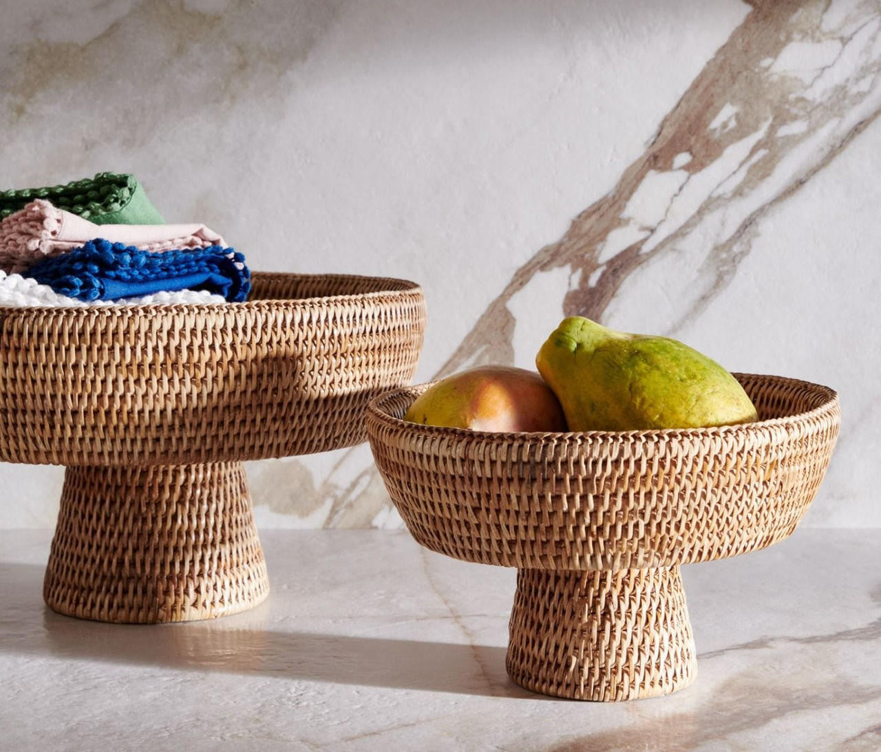 BMH - Rattan Footed Bowl