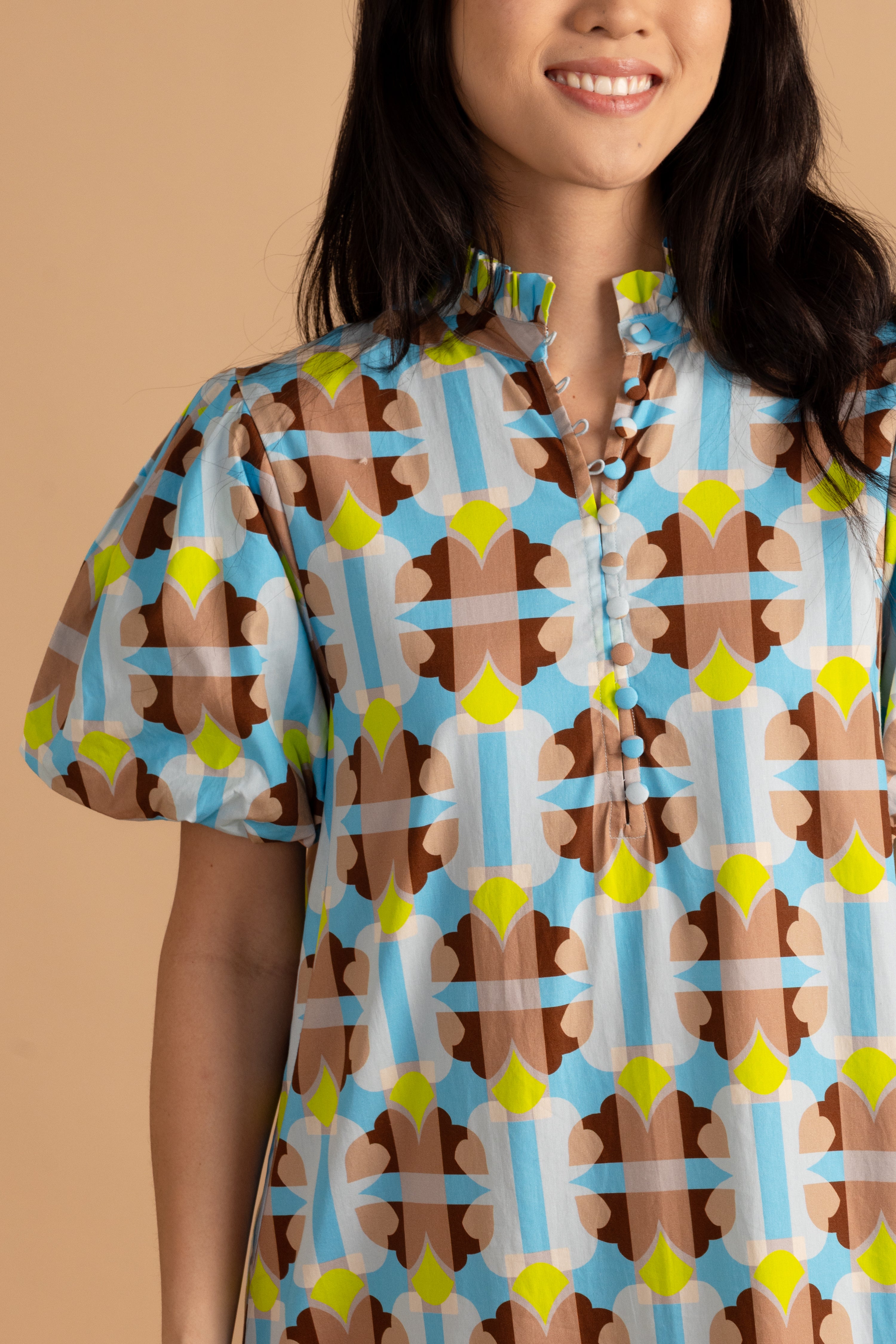 Carly Dress - Combo Deco