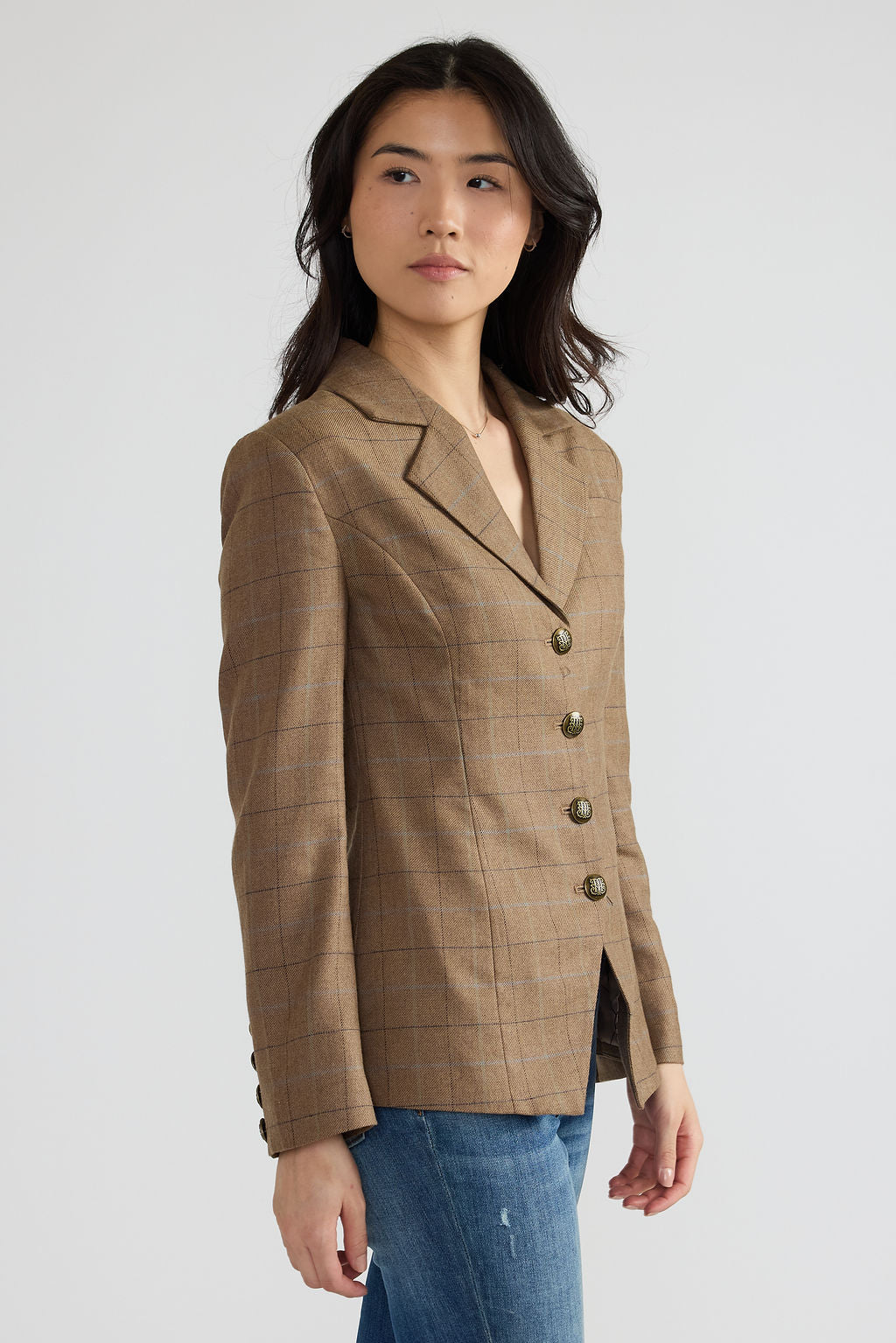 Arthur Blazer - Fawn Plaid