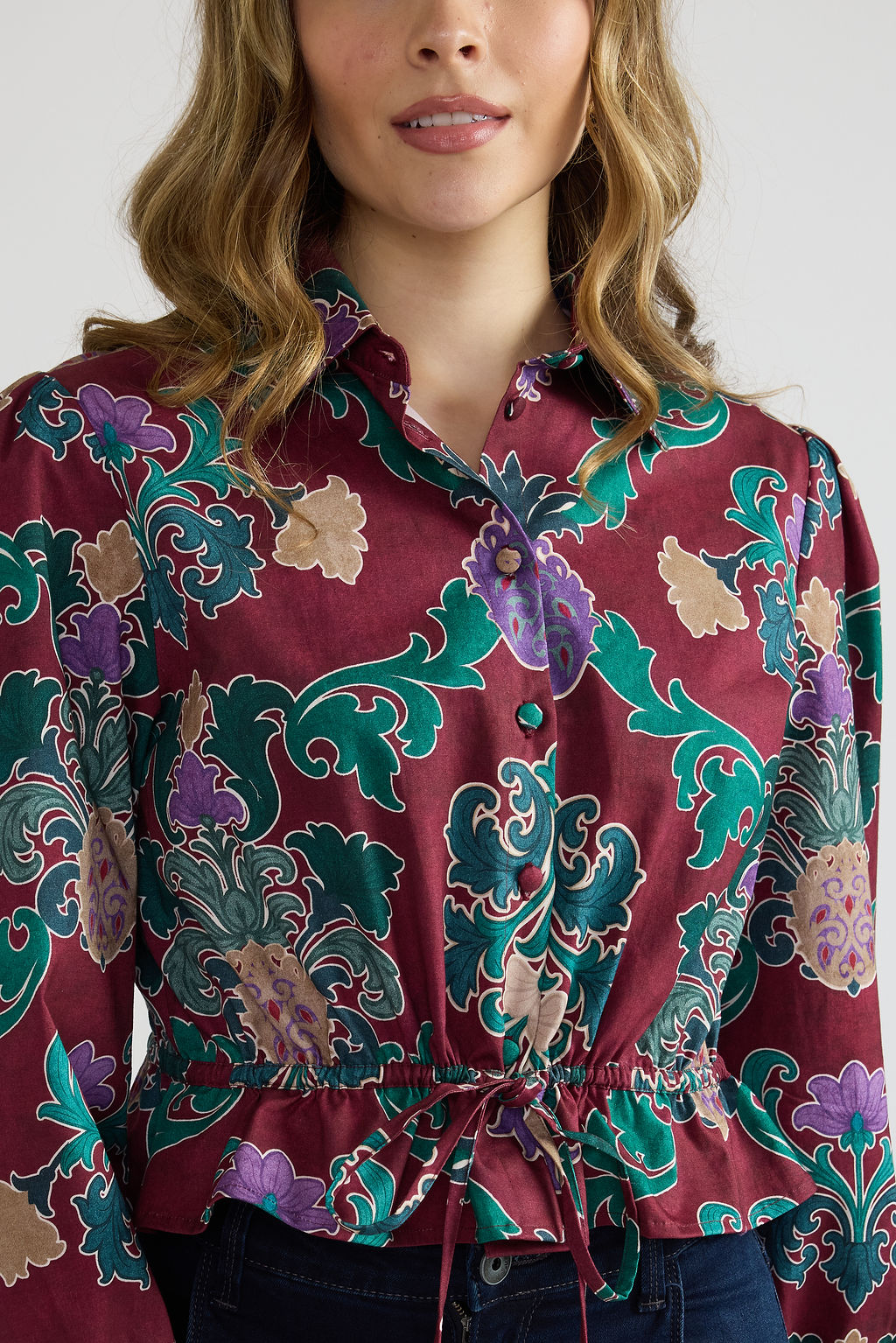 Kirk Top - Damask