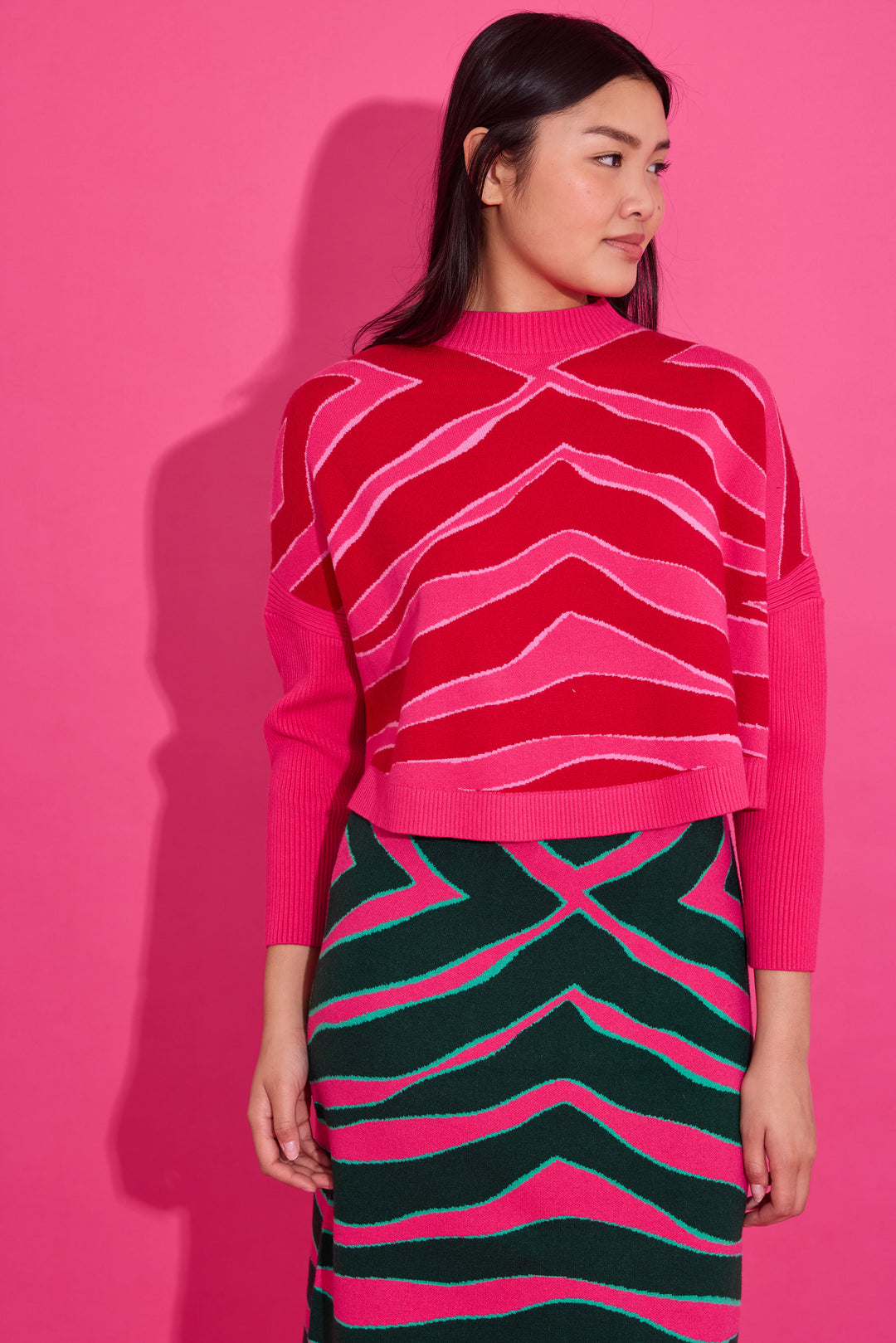 Leona Sweatter-Ziggy Lipstick