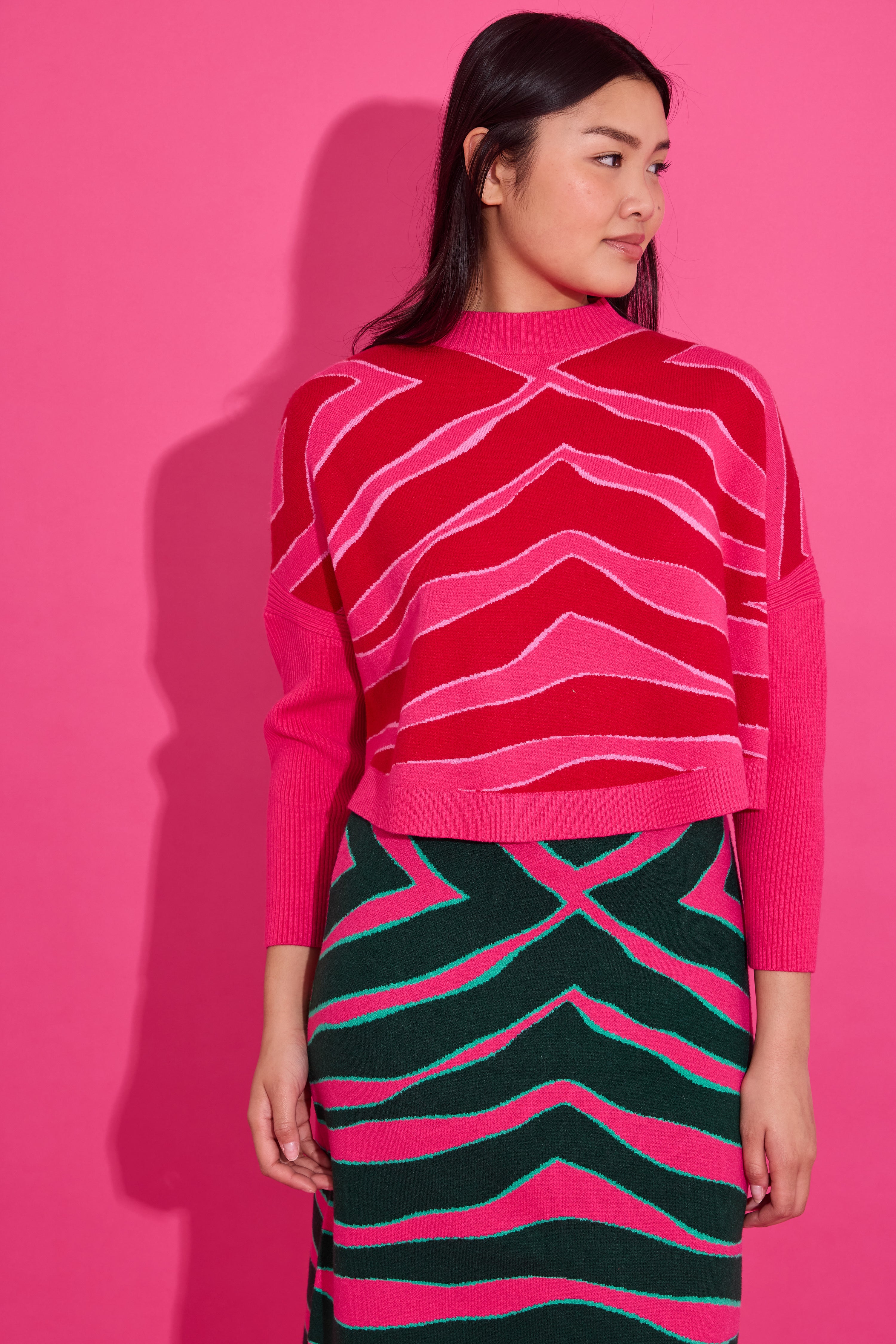 Leona Sweatter-Ziggy Lipstick