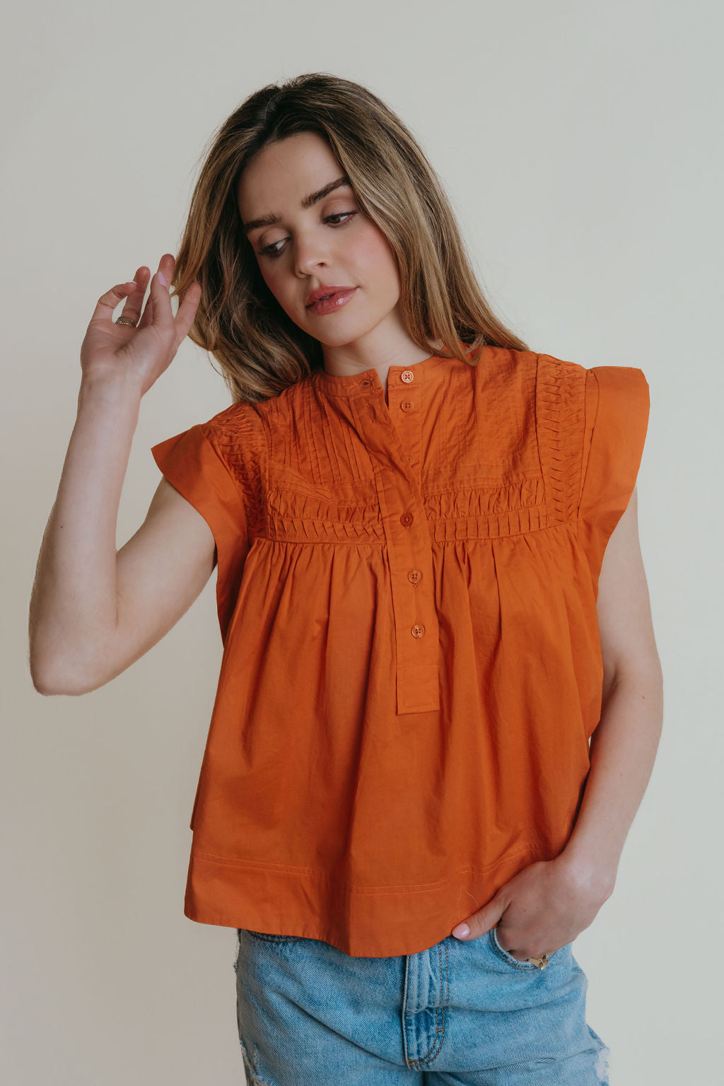 Becca Blouse - Orange