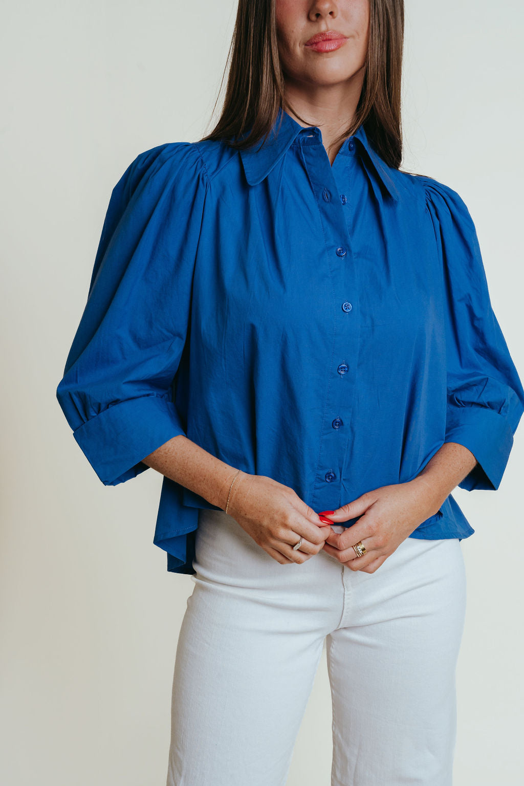 Reba Top - Cobalt