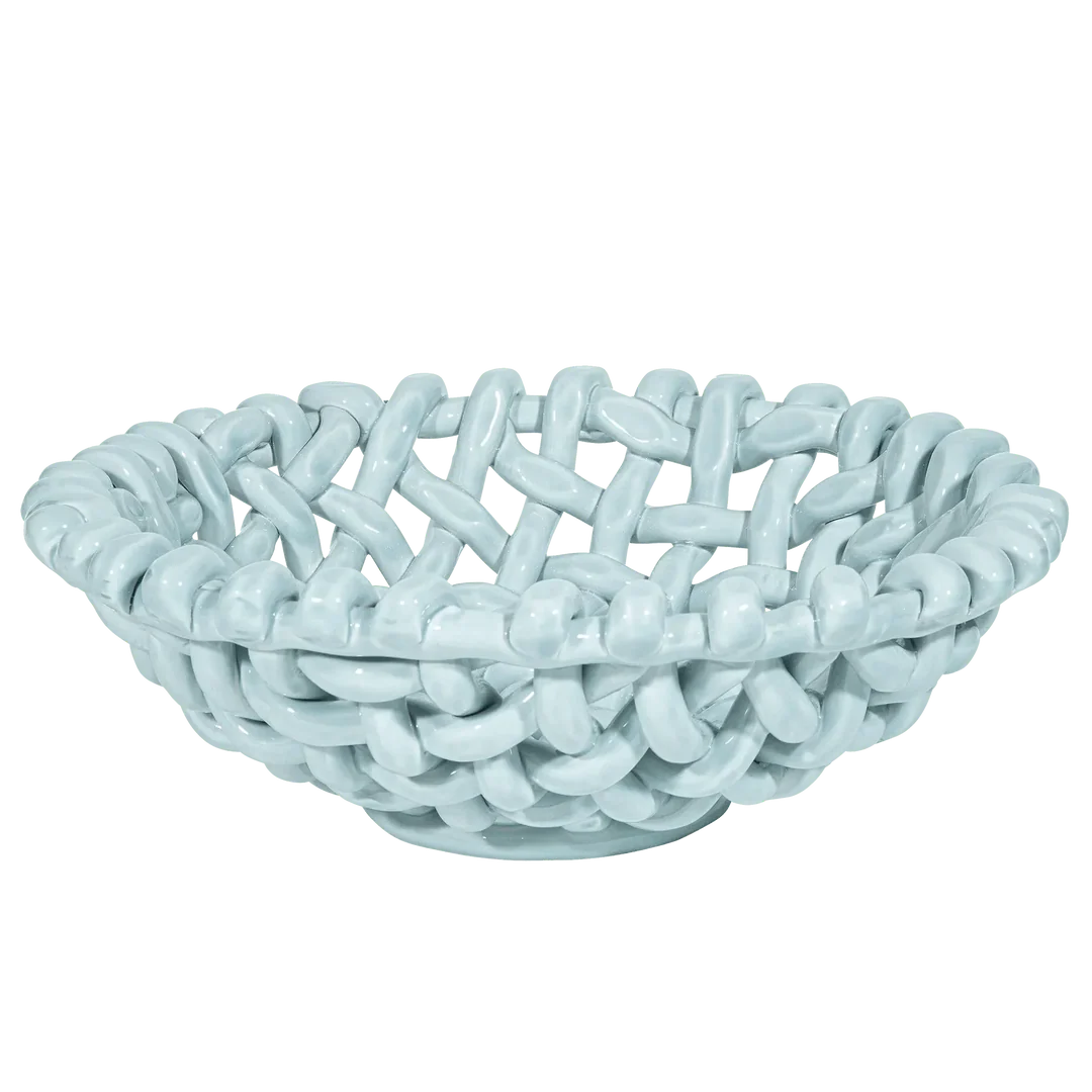BMH - Large Blue Woven Bowl