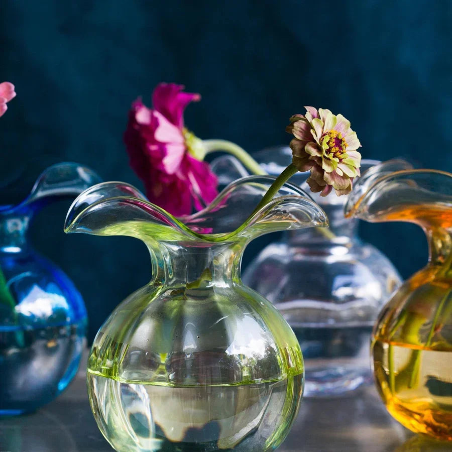 BMH - Vietri Green Hibiscus Vase M