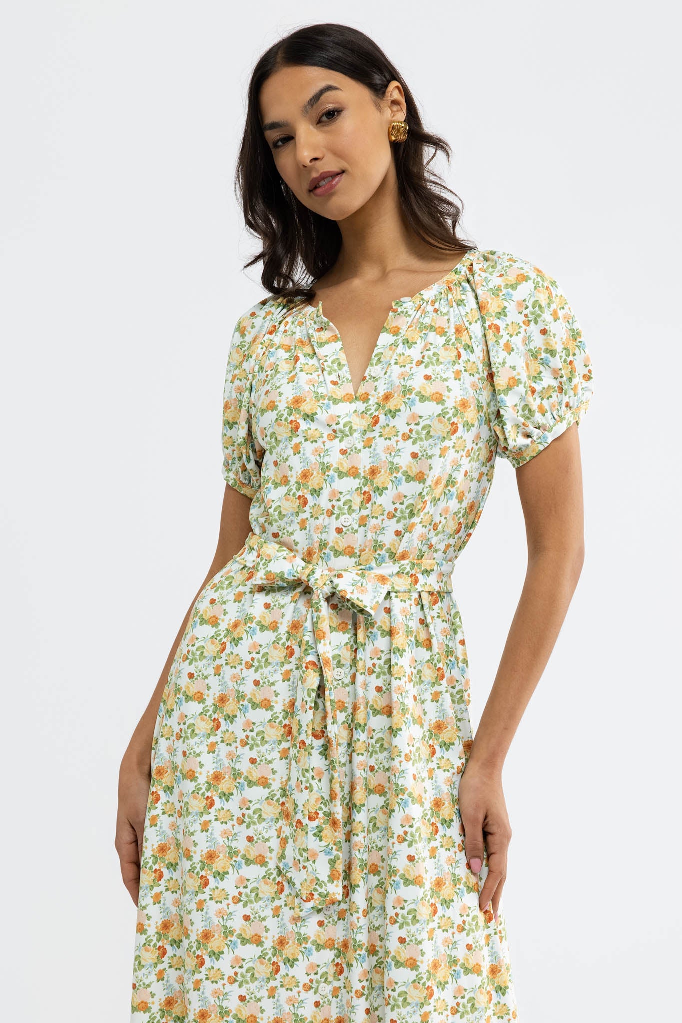 Grenadine Dress - Marigold Morning