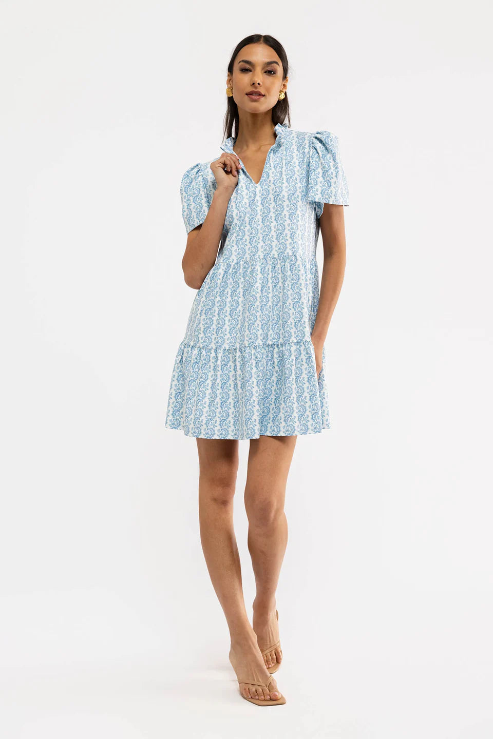 Navy Dress - Marigold Twist