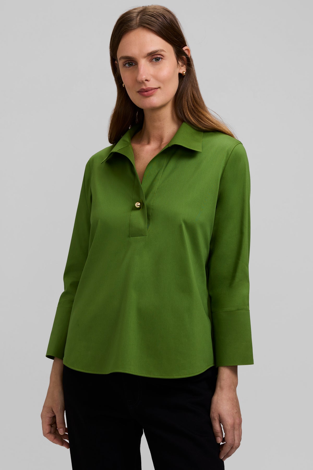 Catalina 3/4 Matte Pop Shirt - Moss
