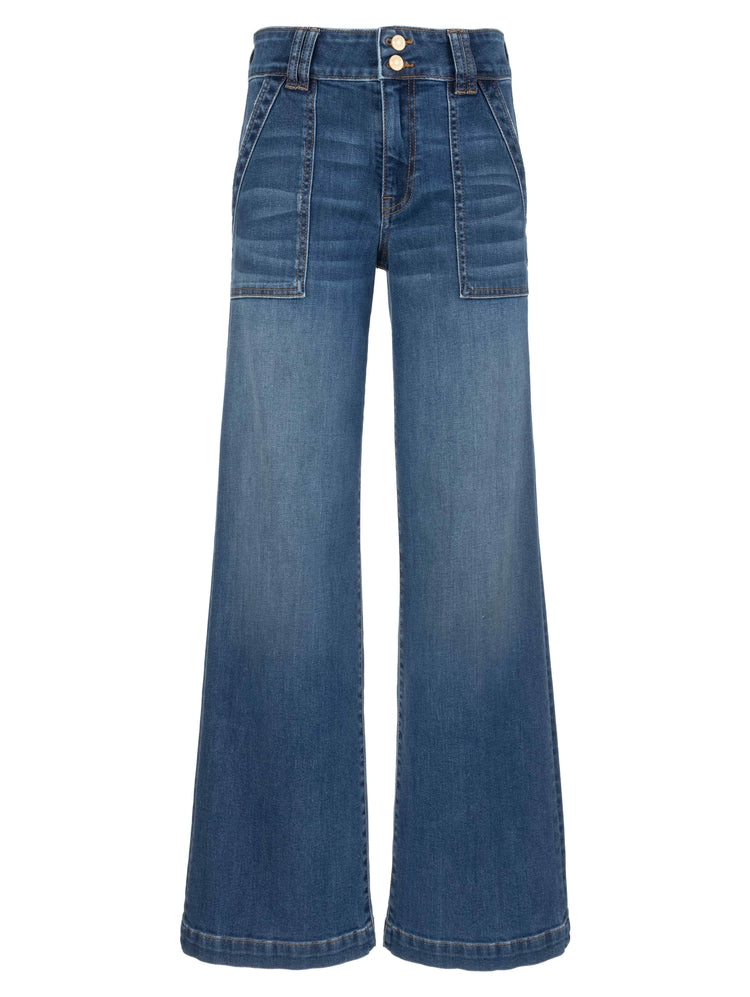Jodi High Rise Straight Leg Porkchop Pockets