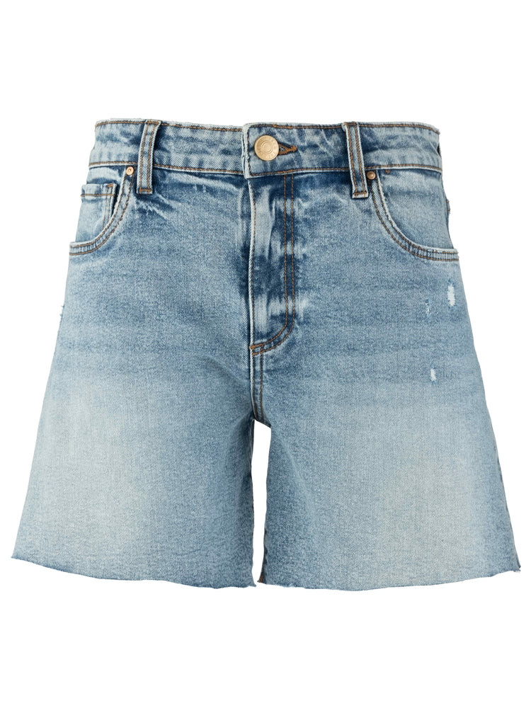 Hailey High Rise Short w/ Raw Hem
