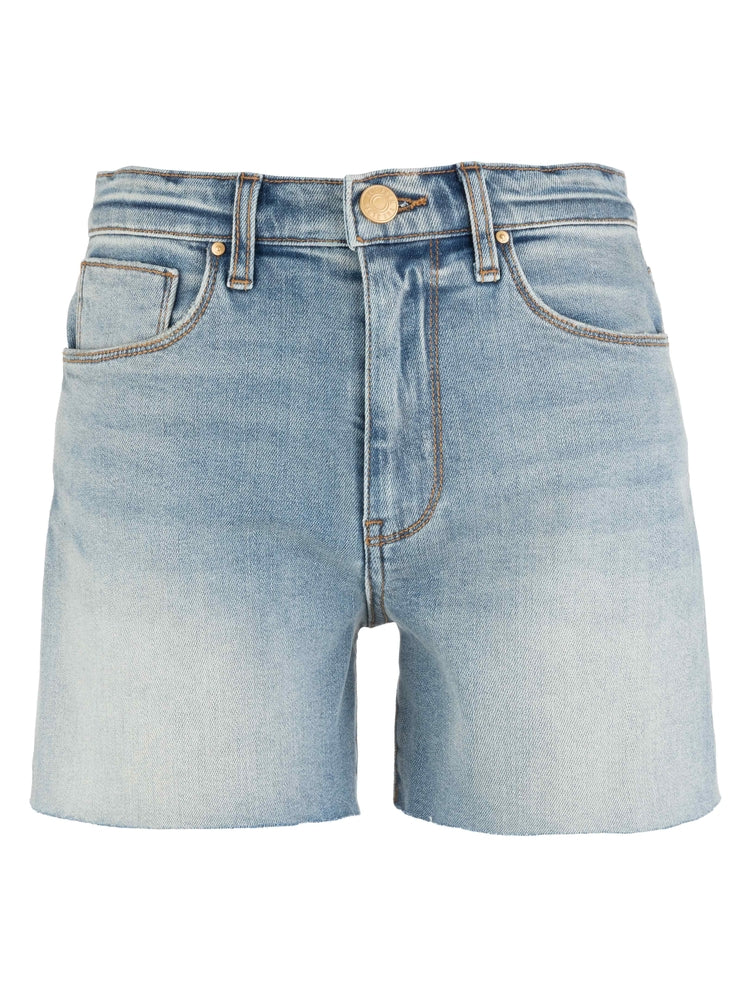 Jenny High Rise Kick Short W/Raw Hem - Rejoice