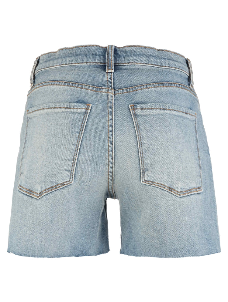 Jenny High Rise Kick Short W/Raw Hem - Rejoice