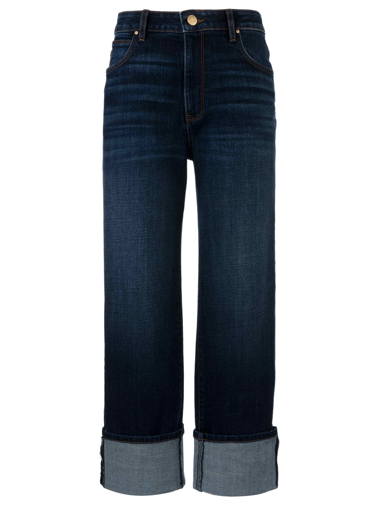 Sienna High Rise Straight Leg Roll Up 5"