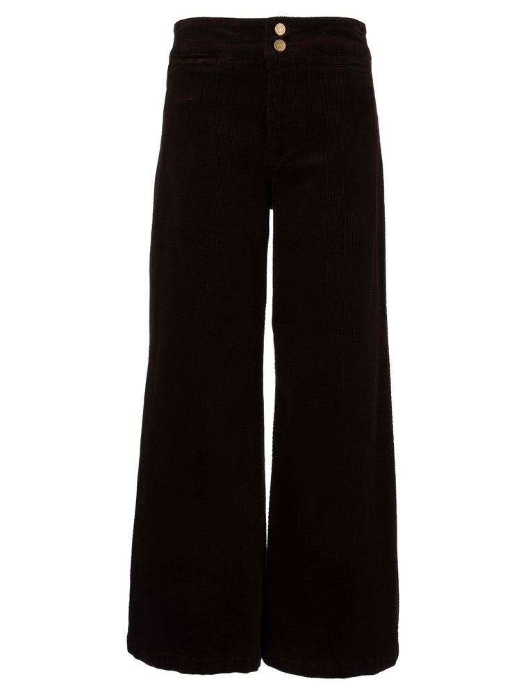 Meg Wide Pant - Fudge