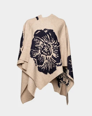 Ginny Wrap - Camel Chrysanthemum