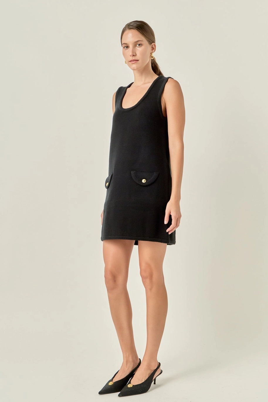 Francie Knit Mini - Black