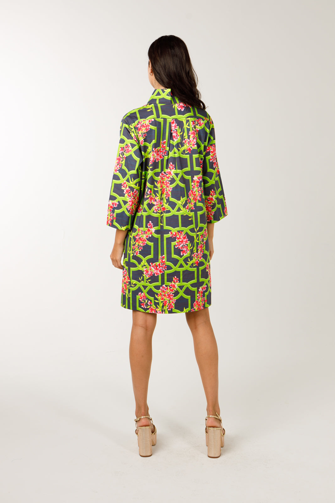 Arden Dress - Vine and Dandy Bougainvillea