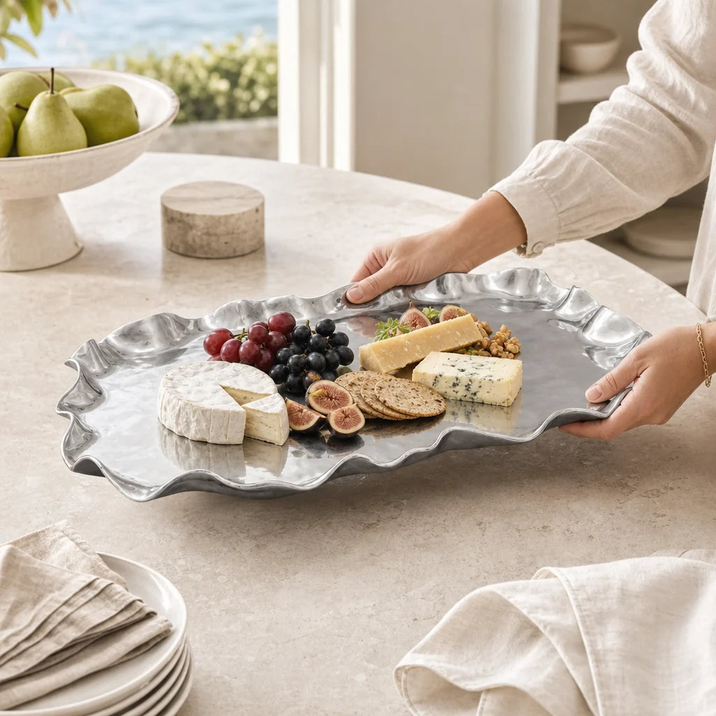 BMH - Silver Serving Tray 18"x12"