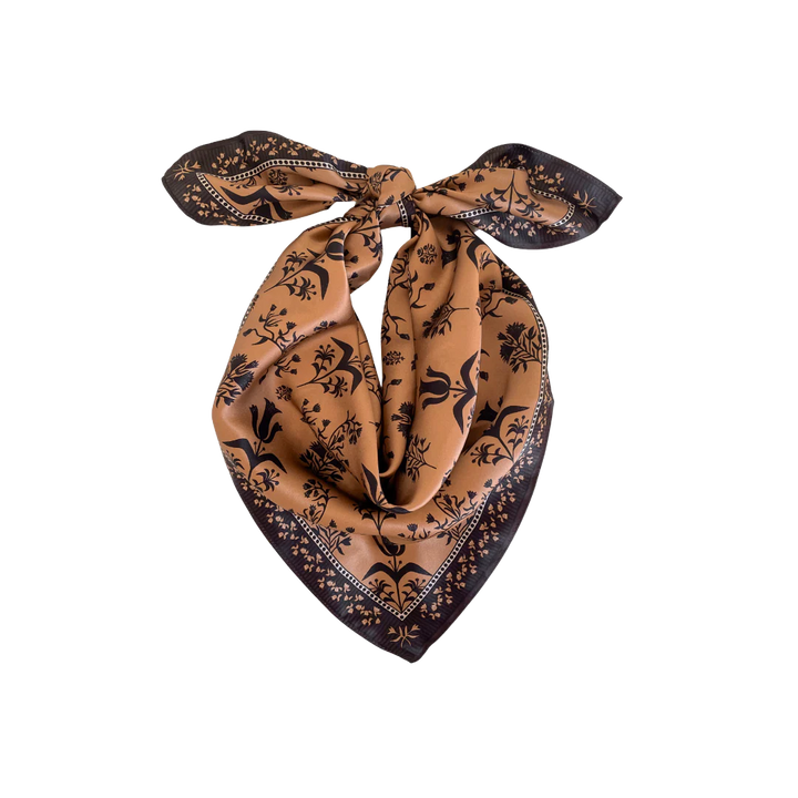 Swells Pepper Block Print Scarf