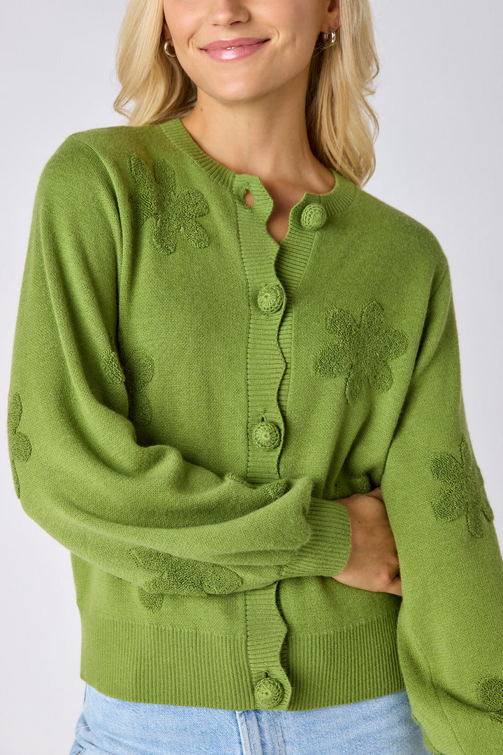 Colson Cardigan - Grass