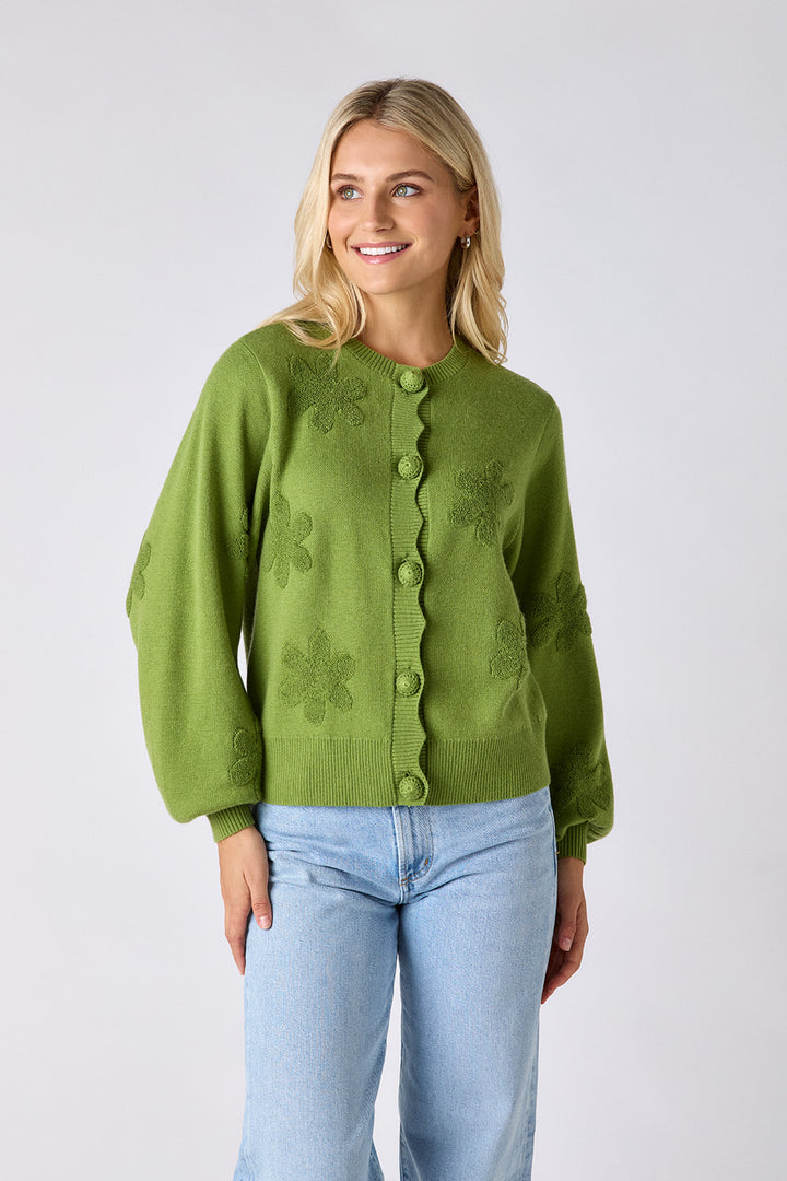 Colson Cardigan - Grass