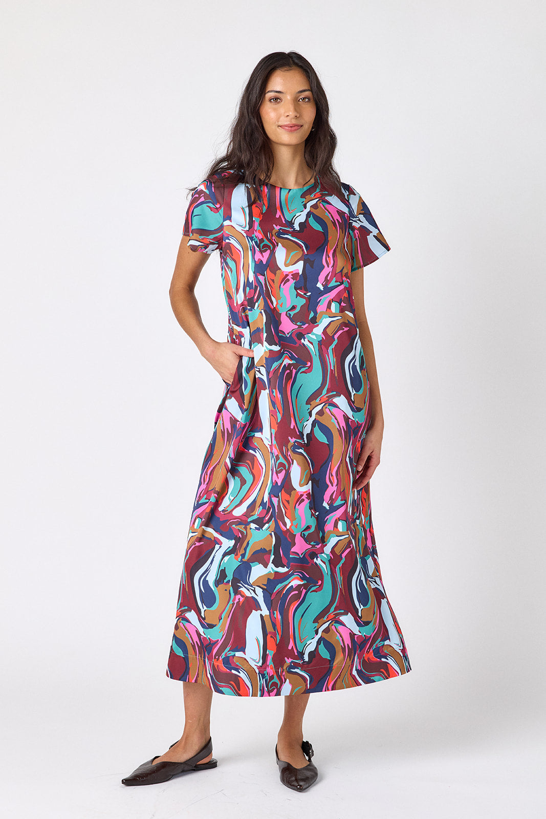 Coco Dress - Color Current