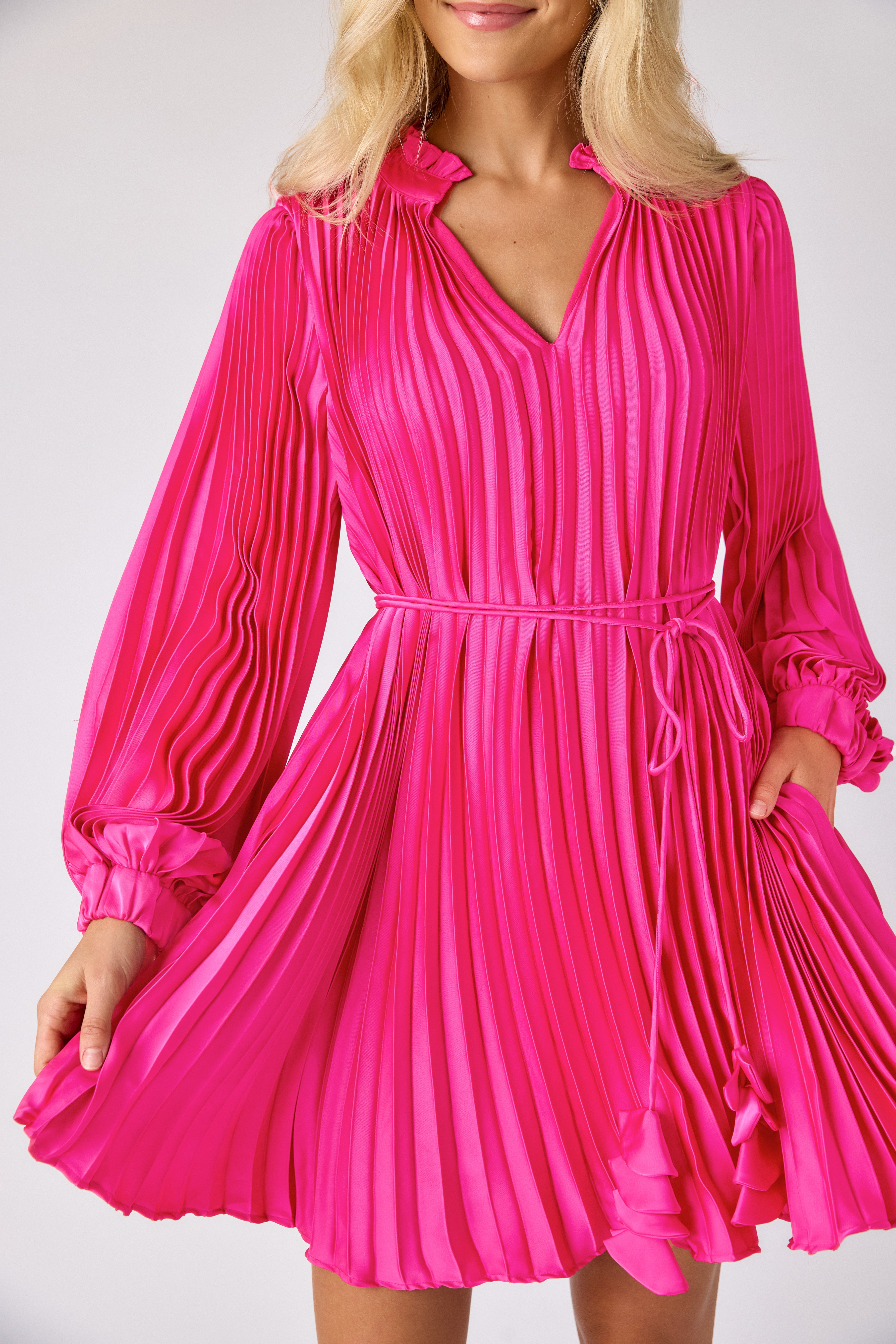 Heidi Dress - Berry Electric