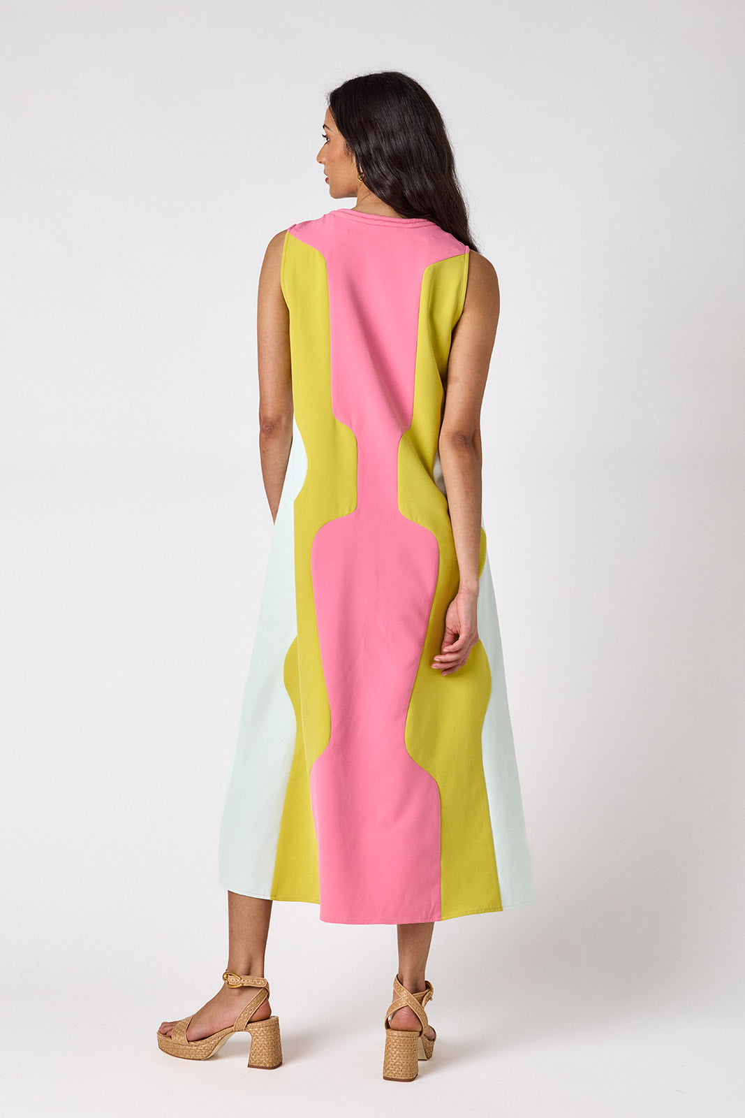 Schaeffer Dress - Garden Colorblock