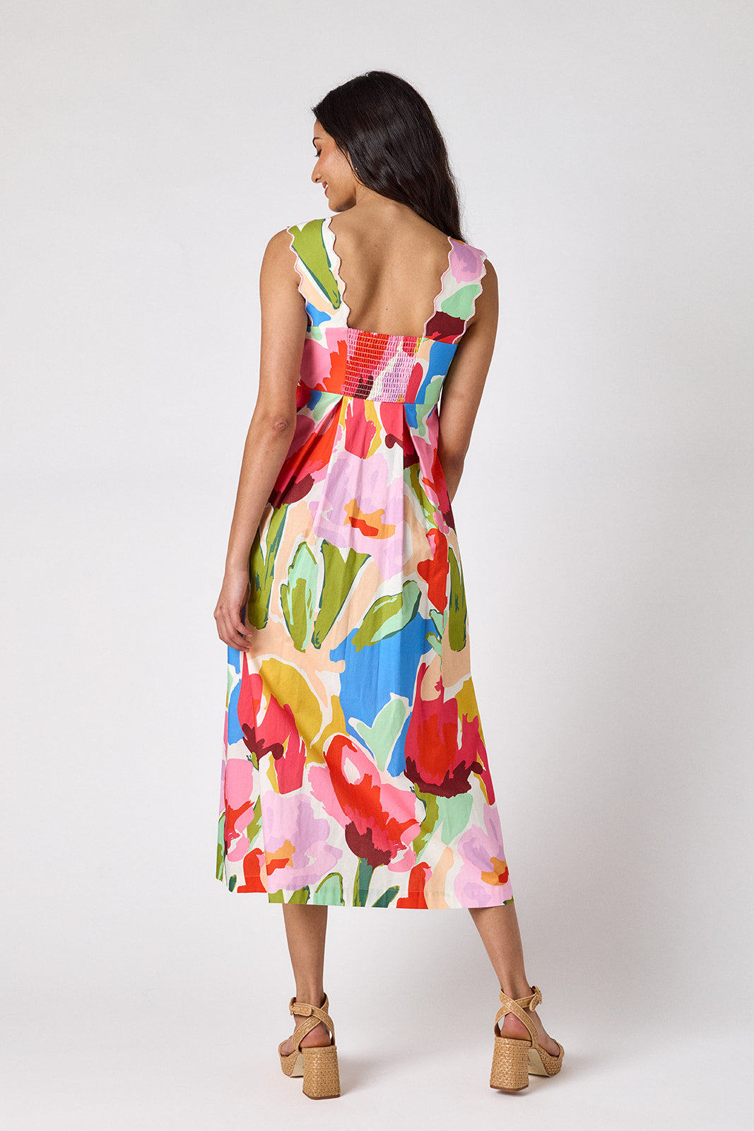 Evie Dress - Painted Petals